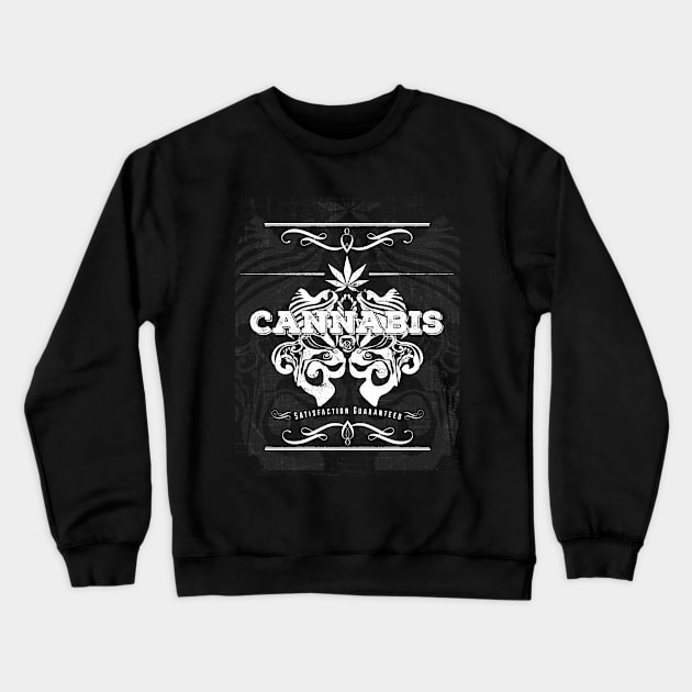 Cannabis Crewneck Sweatshirt by HappyGreenTees